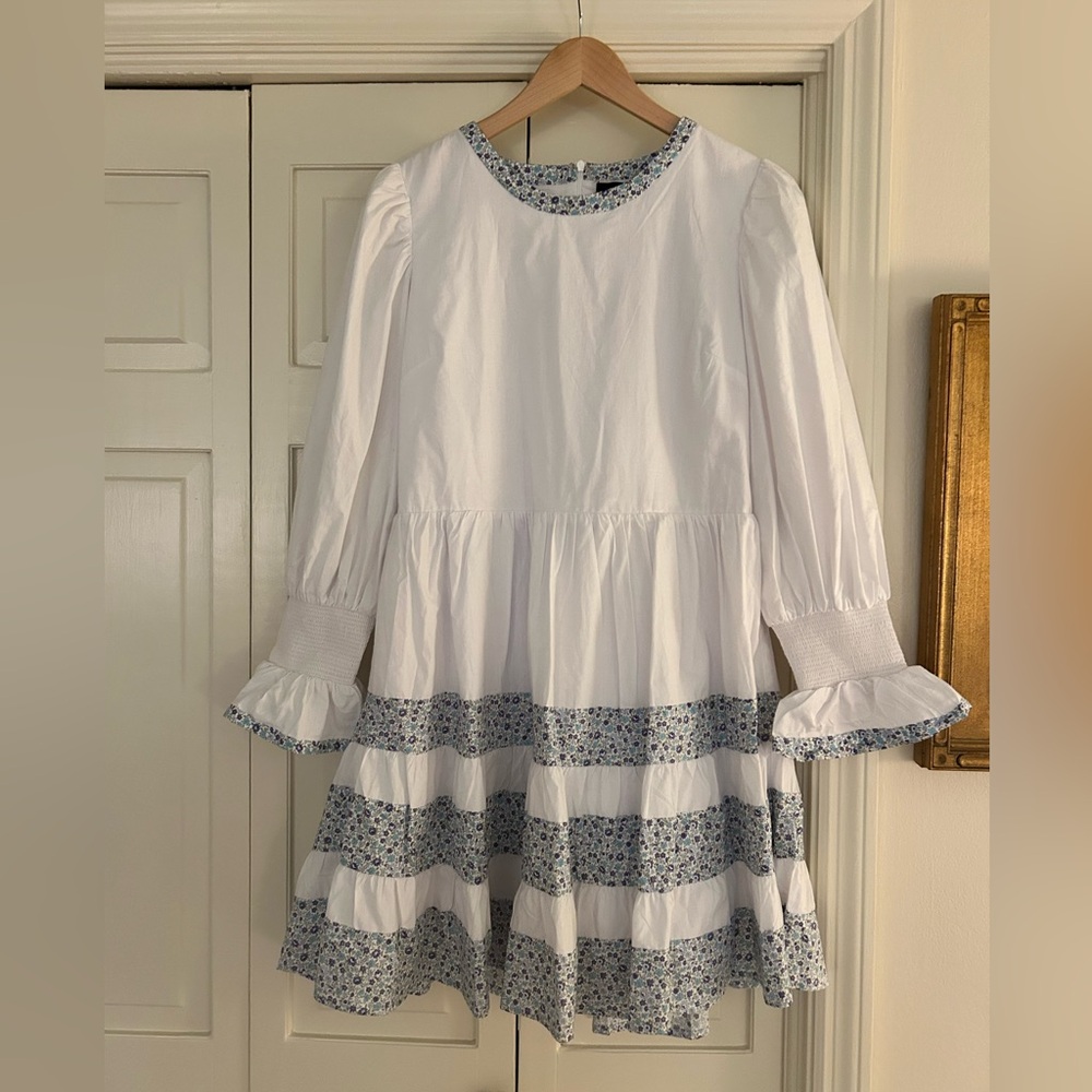 Tuckernuck Pomander Place White Tiered dress